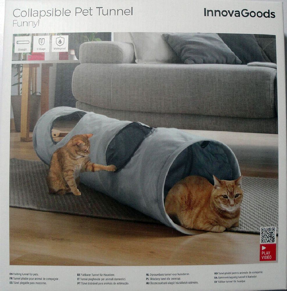 Funnyl innovag salokāma pet tunnel