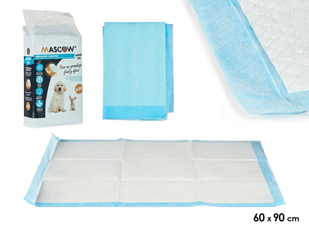 higiēniskie paladziņi 10 pieces 60 × 90 cm with adhesive