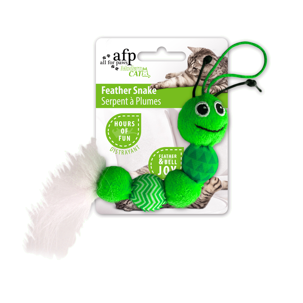 AFP kaķu rotaļlieta Feather Snake