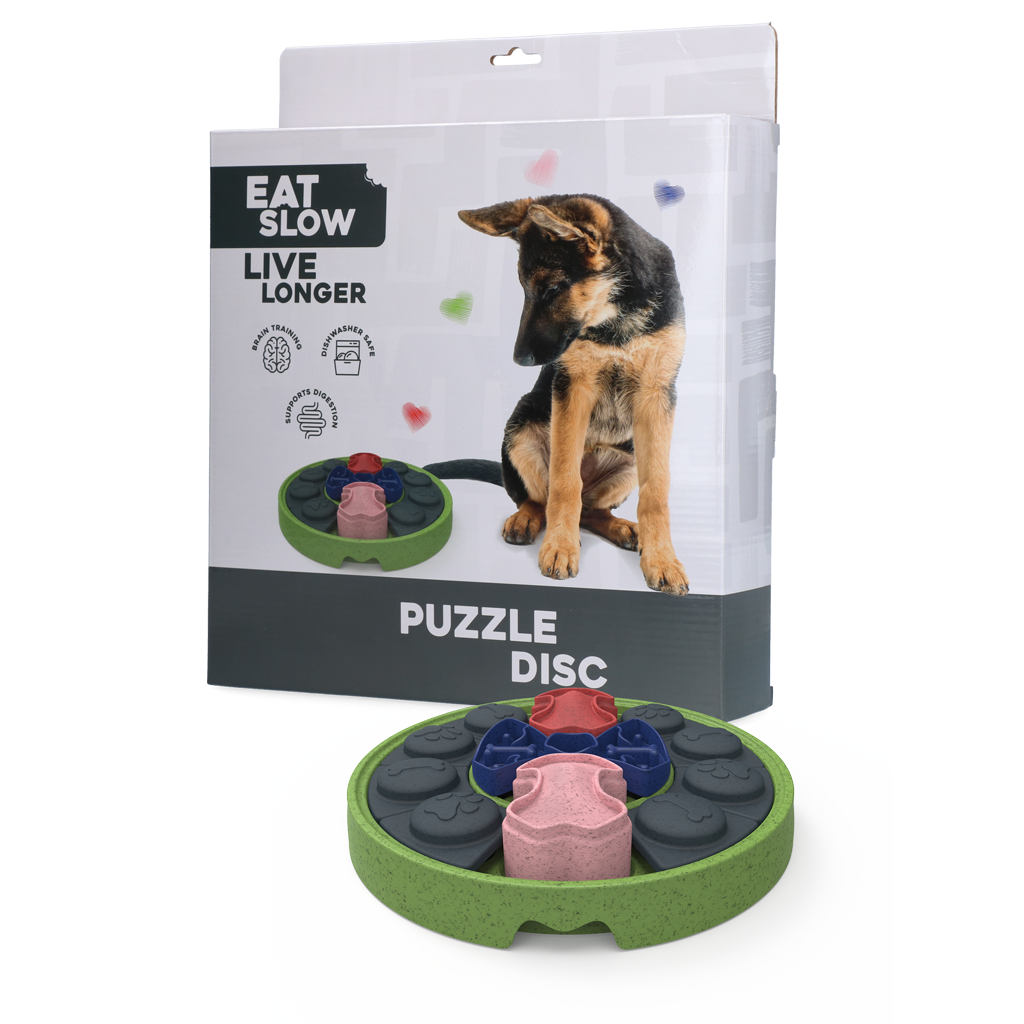 Eat Slow Live Longer interaktīvā puzle Disc