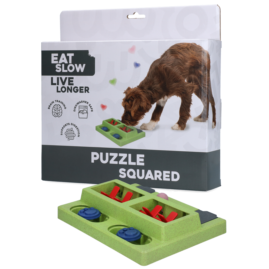 Eat Slow Live Longer interaktīvā puzle Squared