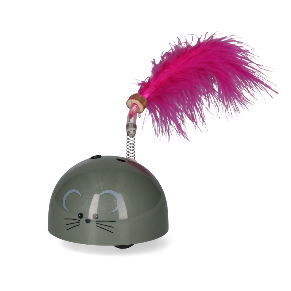 Robocat peles rotaļlieta, pelēka