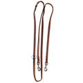 Ādas treniņu pavada, brūna (1,6 × 250 cm) – Spotted! Pro